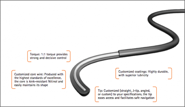 Figure 2 – NDC Guidewire Options