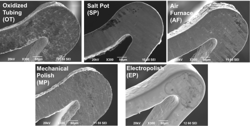  FDA Study on the Effects of Oxide Layer Thickness and Composition on Corrosion in Nitinol Medical Devices